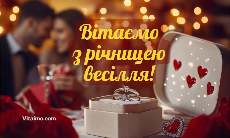 з річницею весілля