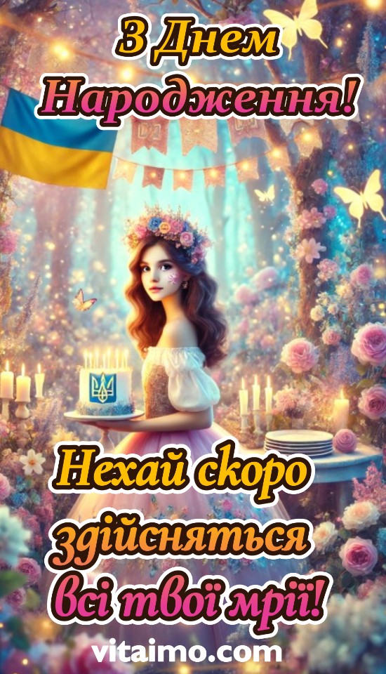 з днем народження дівчиці підлітку