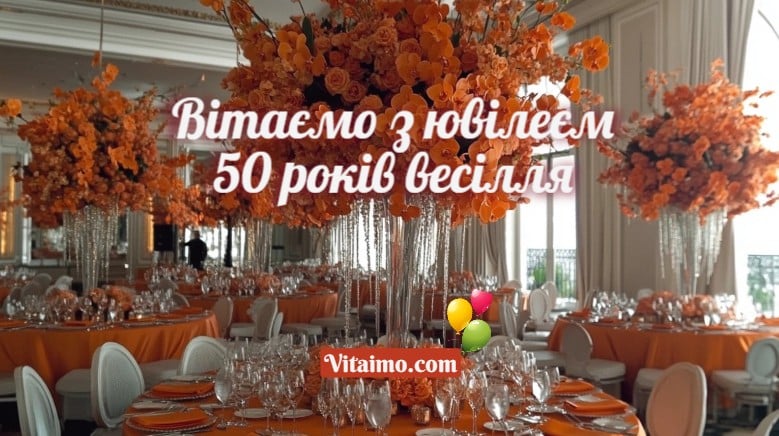 50 років весілля