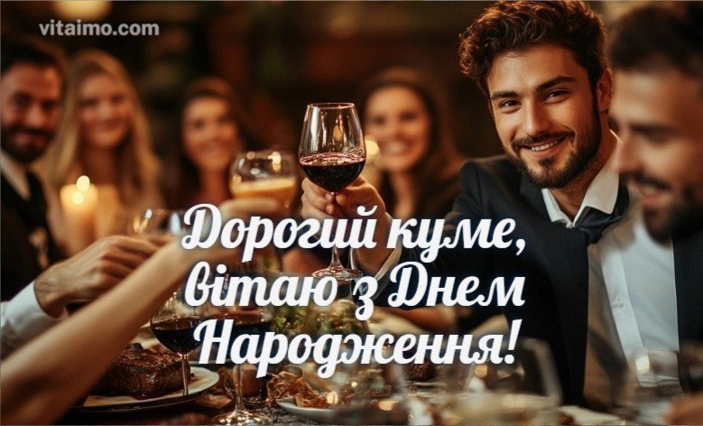 дорогому куму українською