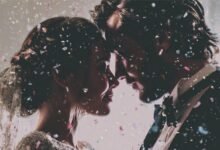 Весільна пара під конфеті — символ радості та привітань молодятам