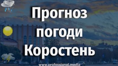 Погода в Коростені