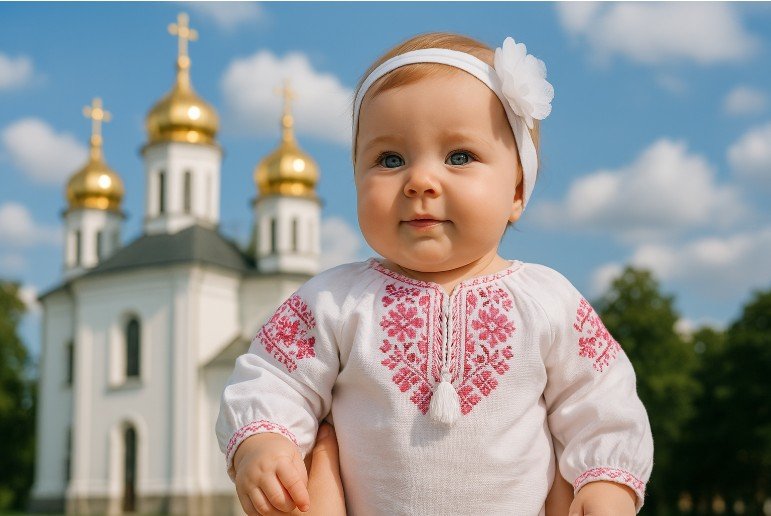 вишиванки для новонароджених