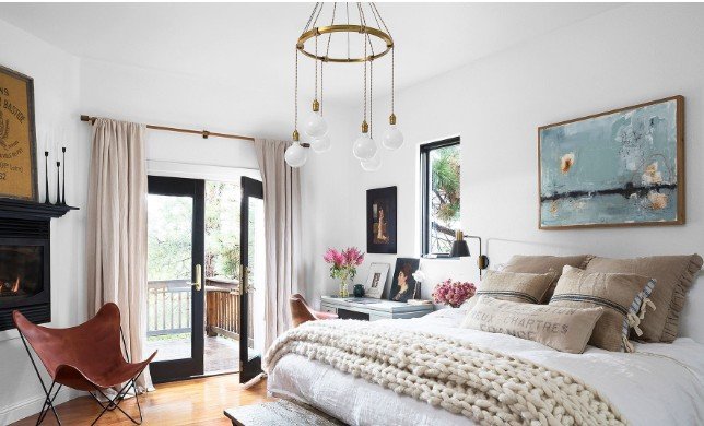 Одеяло для спальни в стиле бохо