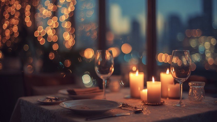 Романтична вечеря при свічках як подарунок