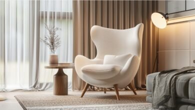 Дизайнерское белое кресло для интерьера — купить кресло Киев HIS.UA