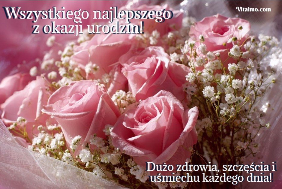 Букет із троянд — романтичне привітання польською мовою