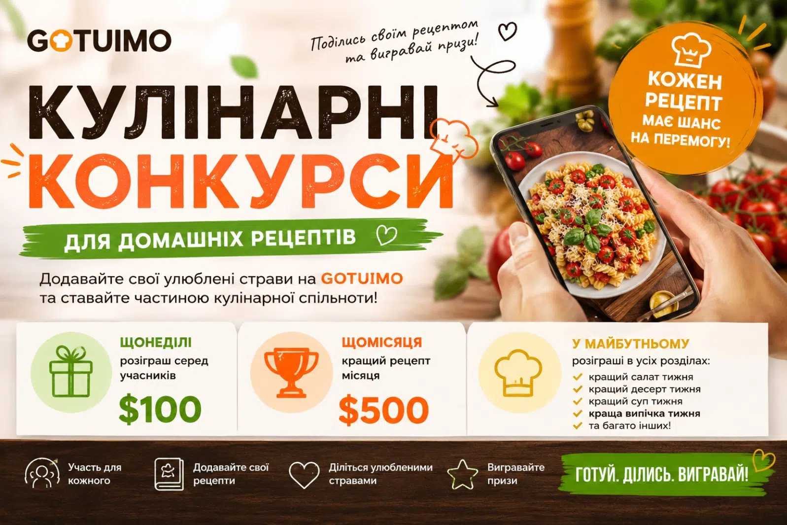 Кулінарні конкурси GOTUIMO