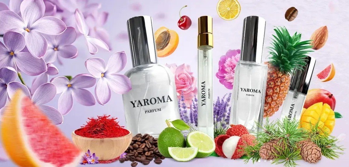 Парфуми YAROMA з квітами, фруктами, кавовими зернами, цитрусами та ароматичними нотами для подарункової статті